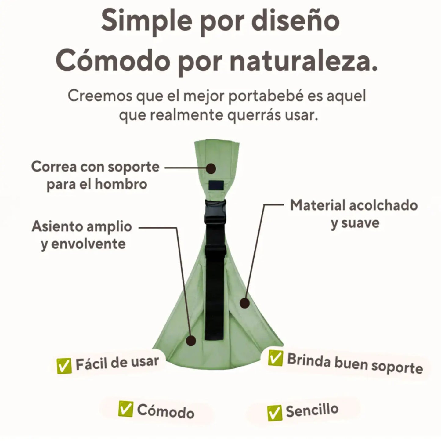 Portabebés Adaptativo PanaDeals™ V2